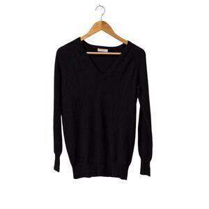 EQUIPMENT Womens Cashmere Sweater Size XS Crew Neck Black